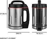 Daewoo 2-in-1 Soup Maker & Smoothie Blender, 1.6L, Auto Stir Function view 6