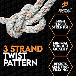 Xpose Safety 3-Strand Twisted Poly-DAC