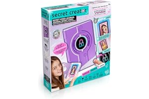Secret Creator Secret Video Journal, Record Creative Video Diary Entries, Lock Diary with Fingerprint Access, 32GB Memory Inc