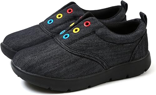 Amazon アキリコ キッズスニーカー 軽量 ヒモなし スリッポン 履き口ゴム 15cm 18cm Akiriko アキリコ 運動靴 スニーカー