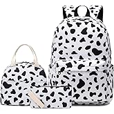 Fuyicat School Backpack Set for Girls, 3-in-1 Kids Teens Elementary Middle School Bags Bookbag with Lunch Bag Pencil Case