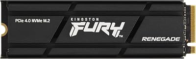 Kingston FURY Renegade 2TB PCIe 4.0 NVMe M.2 SSD with Heatsink PS5
