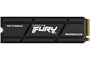 Kingston Fury Renegade 2TB PCIe Gen 4.0 NVMe M.2 Internal Gaming SSD with Heat Sink | PS5 Ready | Up to 7300MB/s | SFYRDK/200