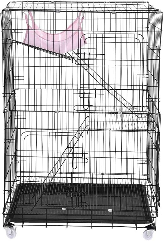 collapsible cat cage
