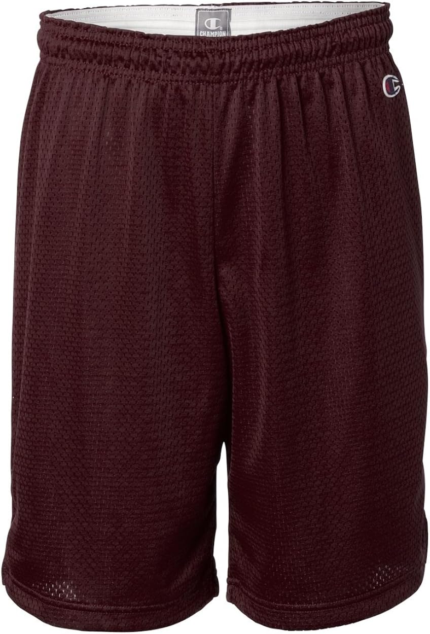 Champion Polyester Mesh Short 9', Maroon, XL at Amazon Men’s Clothing store