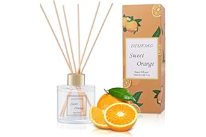 100ml Scent Diffuser with 6 Fiber Sticks, 3.5 oz Reed Diffuser Set Aromatherapy Fragrance Diffusers Air Fresheners for Home B