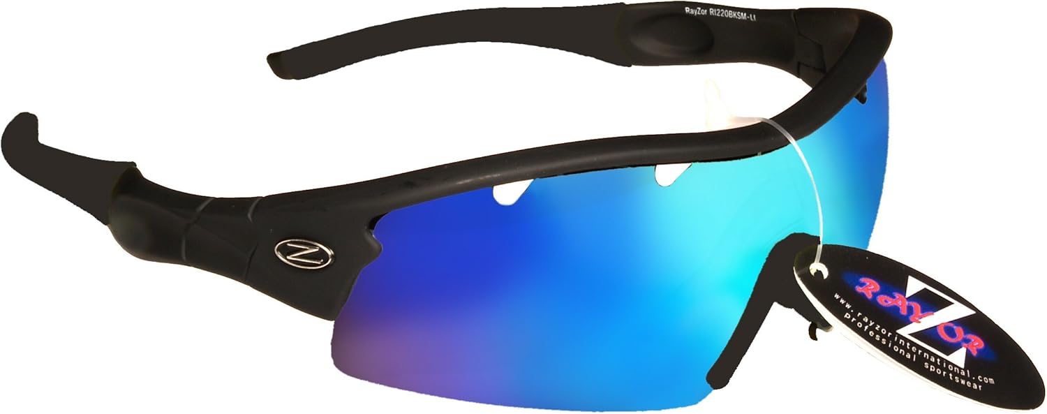 RayZor Lightweight Sports Wrap Shatterproof Frames Sunglasses Men