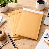 Navoys DL Padded Brown Envelopes 15cm x 21cm 5 Pack Peel & Seal view 7