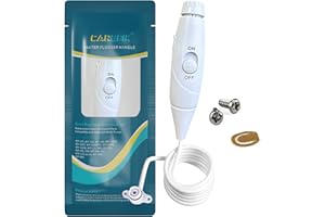 CAREPIK Oral Hygiene Accessories Replacement Hose and Handle Parts Compatible with Waterpik' Water flosser WP-100 WP-300 WP-660 WP-900, Pack of 1 Handle Hose