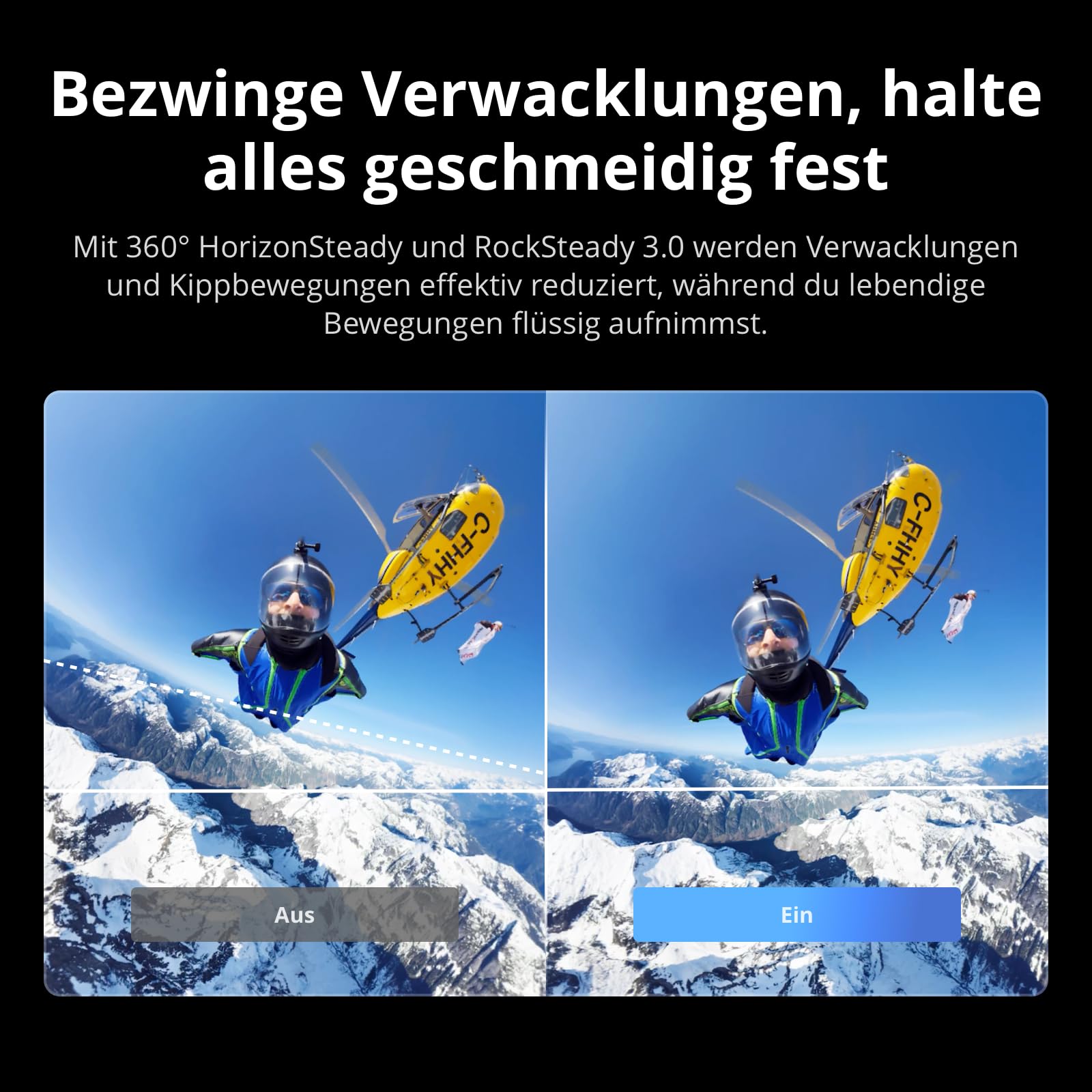 DJI Osmo 360 Essential Combo, 360 Kamera mit 1-Zoll 360° Aufnahmen, Natives 8K 360° Video, 1,2 m unsichtbarer Selfie-Stick-Kit, verlängerte Akkulaufzeit mit 2 Akkus 8