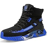 ORISTACO Work Safety Crew Boots Lightweight Breathable Industry Construction Steel Toe Sneakers