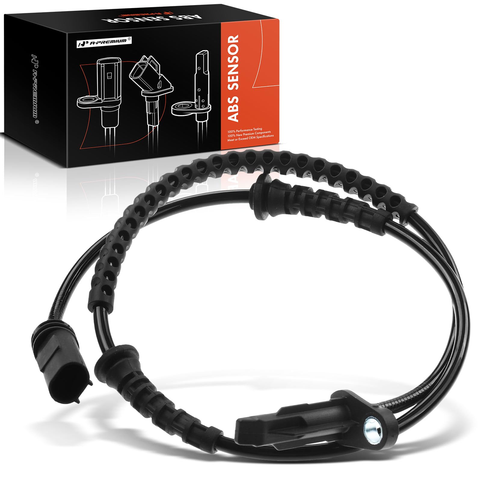 Photo 1 of A-Premium Front ABS Wheel Speed Sensor Compatible with BMW & Mini Models - F48 X1 2016-2019, F39 X2 2018-2019, F60 Cooper Countryman 2017-2019 - Replace# 34526850765