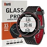 Garmin Forerunner 235 225 Screen Protector - Rerii Tempered Glass Screen Protector for Garmin Forerunner 235 225, High Definition, 9H Hardness, 0.3mm Thickness, Real Glass Screen Protector