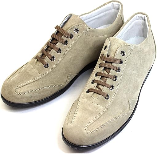 Amazon ルミニーオ イタリア製 シューズ スエード レザー スニーカー レースアップ Tortora ベージュ 紳士靴 革靴bigo Tortora 42 Jp26 0cm スニーカー