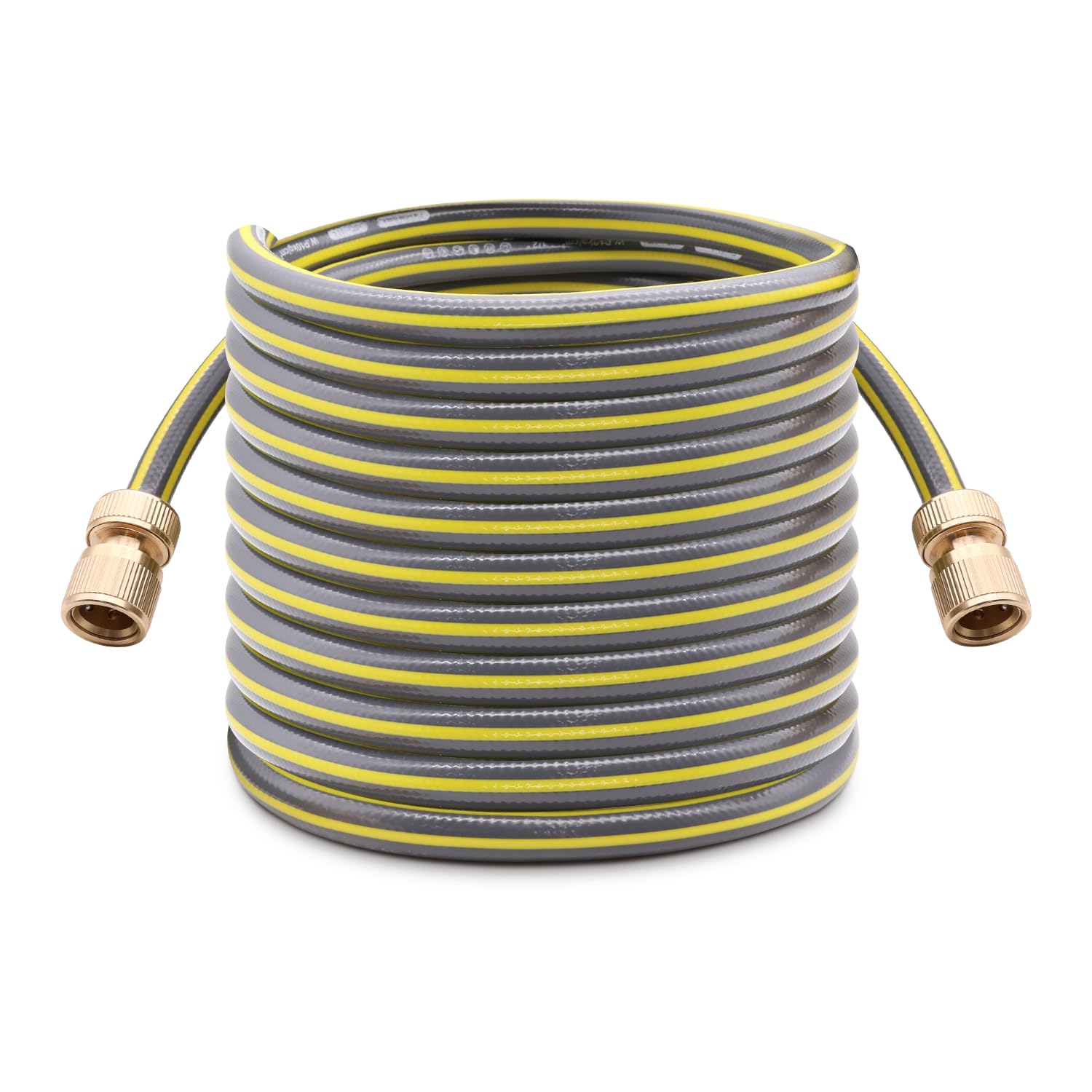 Topways Garden Short Hose Pipe, 1/2”Brass Connectors, Lightweight Water Hose for Outdoor Tap Hose Reel Watering (5 metre)