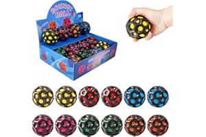 Super Bouncy Balls, Colorful High Bouncing Space Balls for Kids and Adults, Fun Outdoor Toys for Hand-Eye Coordination, Light