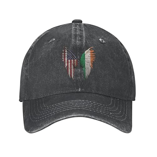 Wings Ireland and USA America Hat Baseball Cap Adjustable Dad Hats