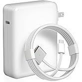 140W Charger for MacBook Pro 16/14 inch Mac Air 15/13 inch 【Original Quality】 2021-2025 M1–M4 2m/6.6FT Magnetic 3 Cable LED & Type C Fast Charger Power Adapter (Between 2021-2025)