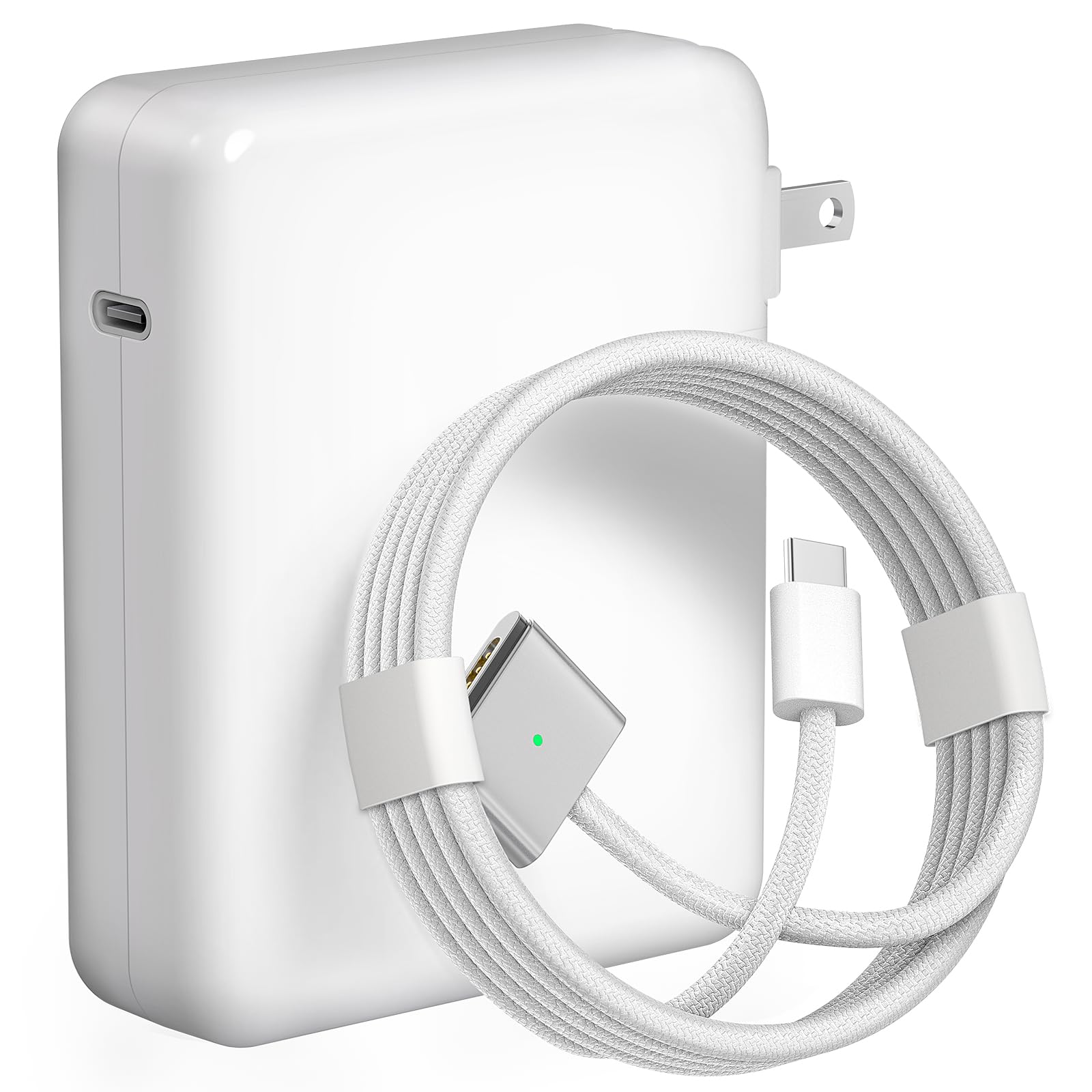 Photo 1 of 140W Charger for MacBook Pro 16/14 inch Mac Air 15/13 inch ?Original Quality? 2021-2025 M1–M4 2m/6.6FT Magnetic 3 Cable LED & Type C Fast Charger Power Adapter (Between 2021-2025)