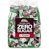 Sugar Free Dark Chocolate Variety Pack - Individually Wrapped Assorted Dark Zero Sugar Candy Mix For Parties, Snacks &amp; Treats (1 Pound)