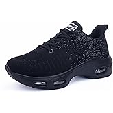 MAYKX Womens Slip on Tennis Shoes Comfortable Running Sneakers Athletic Walking Gym Workout Jogging Footwear US 6-11