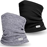 ZMUBB Winter Neck Gaiter Warmer, Windproof Fleece Face Mask Cover, Cold Weather Ski Scarf for Men and Women