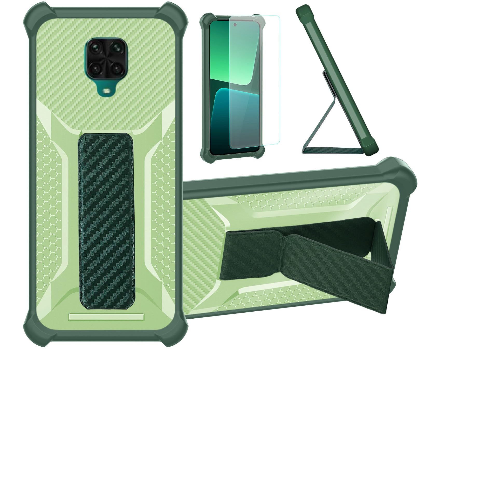 Aroepurt Case for Redmi Note 9 Phone Case Stand