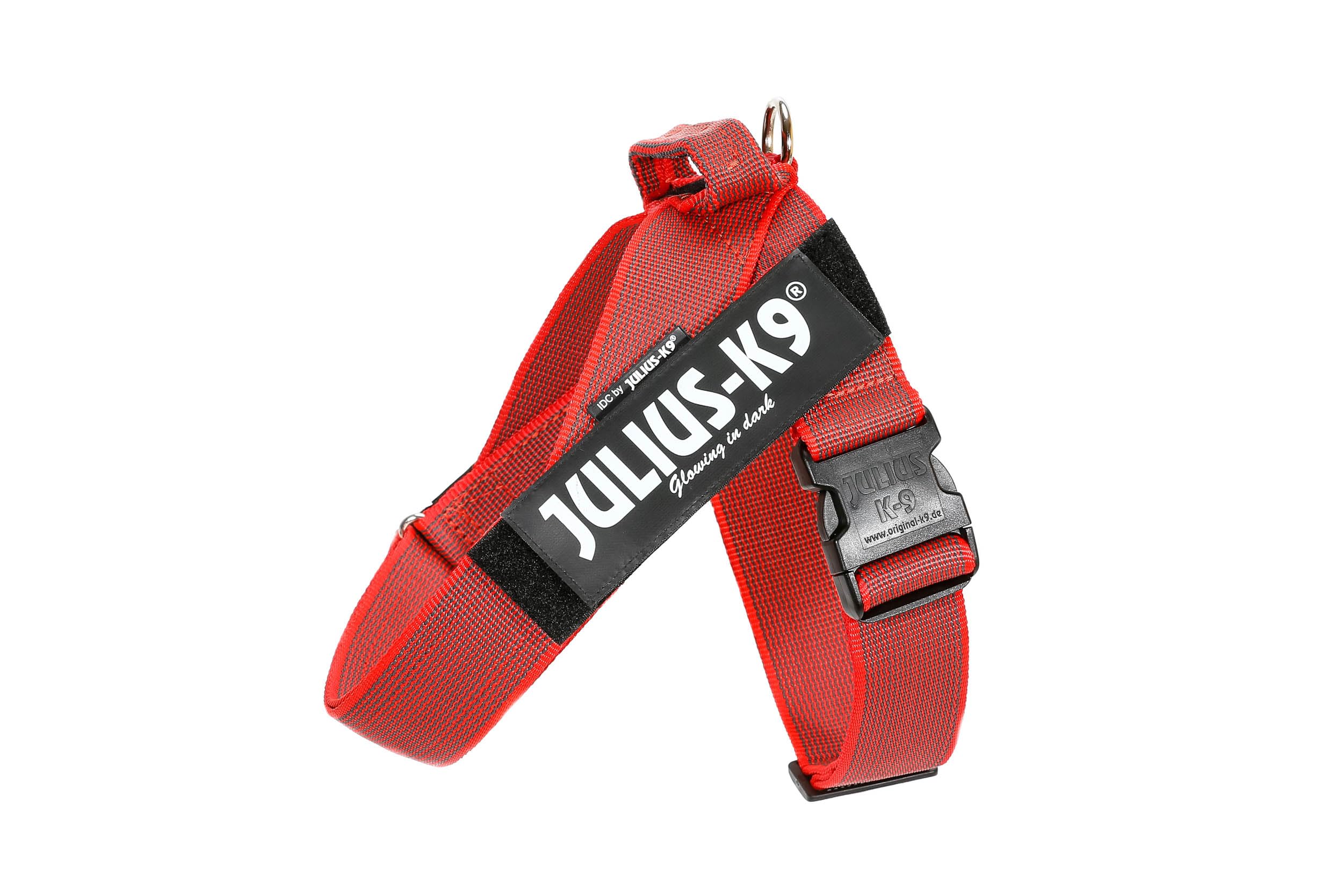 Julius-K9, IDC Color & Gray Belt Harness, Size: L / 1, Red-Gray