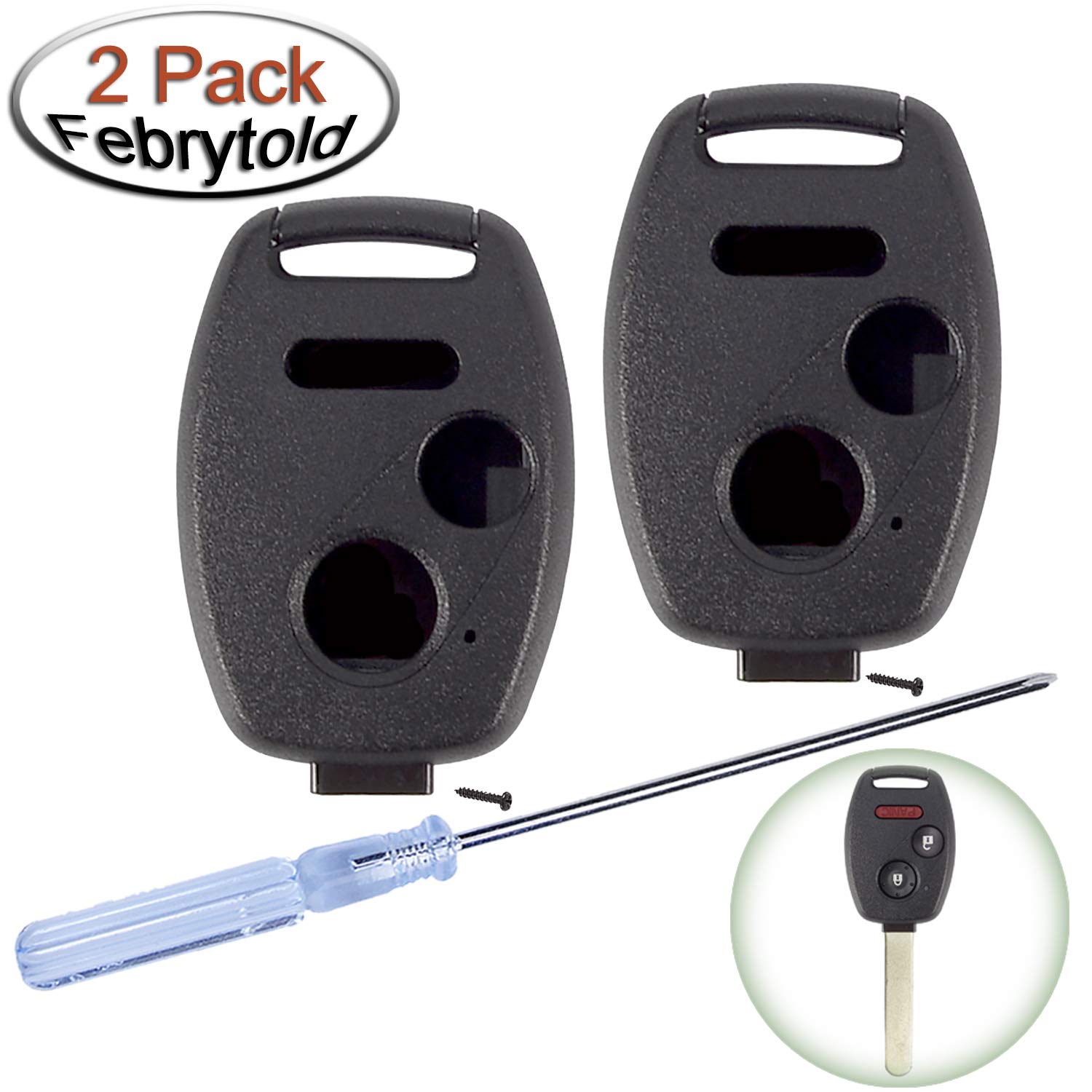 Replacement for New 2+1 Buttons Keyless Entry Smart Remote Control Key