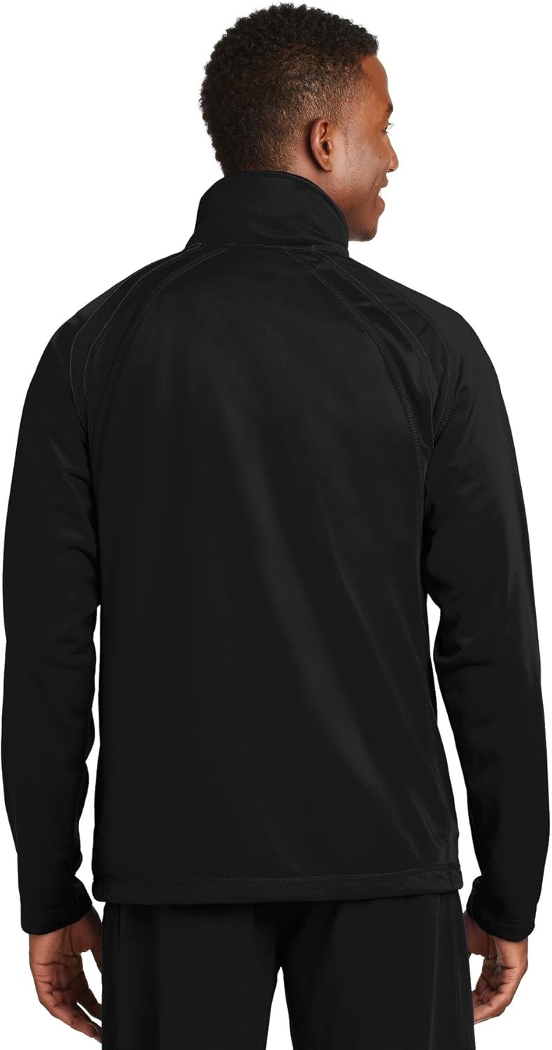 SPORT-TEK Men's Tricot Track Jacket at  Men’s Clothing store