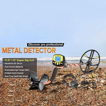 Amazon.com: DFGRGEER Detector de metal, TX-950, buscador ...