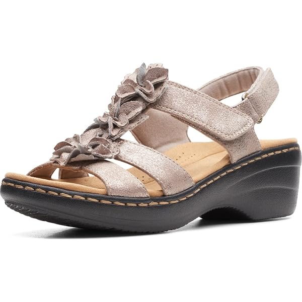 Clarks Women's Merliah Opal Heeled Sandal - Adjustable Straps, Arch Support, 50mm Heel - View #6