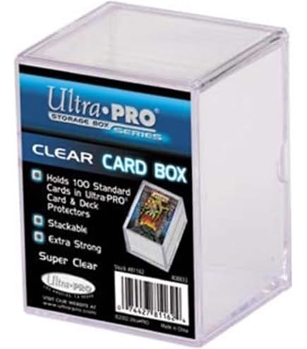BOXケース 100個 Amazon.com: BCW Hinged Trading Card Box – 100 Count | Plastic