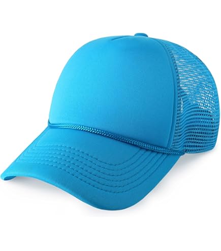 MCap MG Men's Trucker Summer Mesh Baseball Snapback Cap Hat (Neon