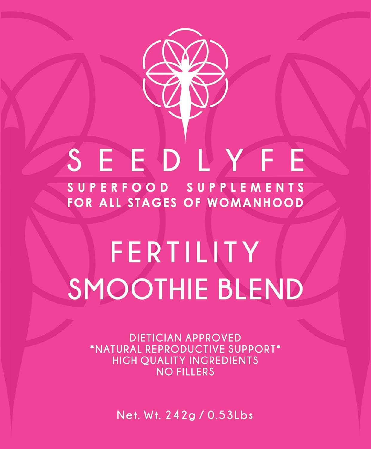 Seedlyfe Fertility Smoothie Blend for Women & Men 57 Grams: Health & Personal Care
