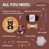 Cookie Box Bear Bruno Amigurumi Crochet Kit – Beginner Starter Gift Set view 2