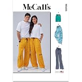 McCall's M8458 Unisex Pull On Shorts and Pants Sewing Pattern, Sizes XS-XXL