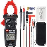 Digital Clamp Meter, Multimeter 6000Counts Volt Meter Auto-ranging Measures AC/DC Amp Clamp, NCV Non Contact Check Function (MAYILON MY2600D)