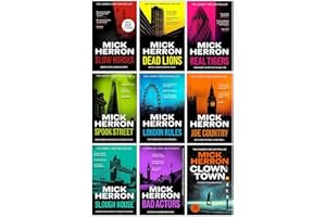 Slough House Thriller Series 1-9 Books Collection Set By Mick Herron (Slow Horses, Dead Lions, Real Tiger, Spook Street, London Rules, Joe Country, Slough House, Bad Actors & Clown Town):