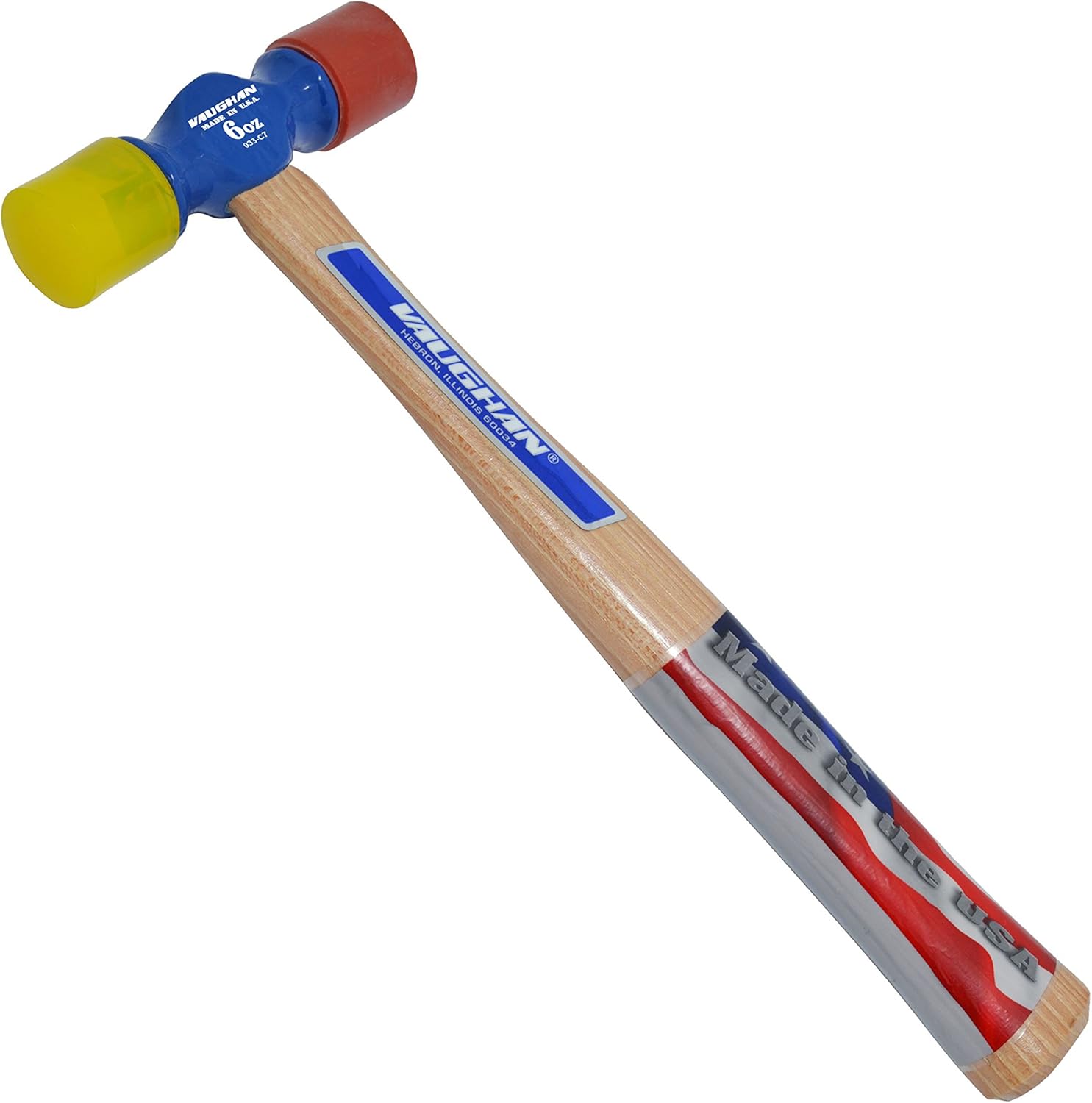 Vaughan SF6 6Ounce SoftFace Hammer, 1 3/8Inch Face Diameter, 10 1/2