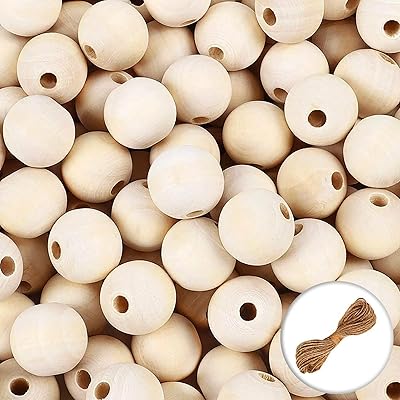 300PCS Large Wooden Beads for Crafts, Jewelry Making Zambia Ubuy