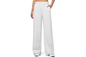Willit Womens Sweatpants Cotton Wide Leg Athletic Pants Running Casual Lounge Workout Yoga Pants with Pockets 29" 31"
