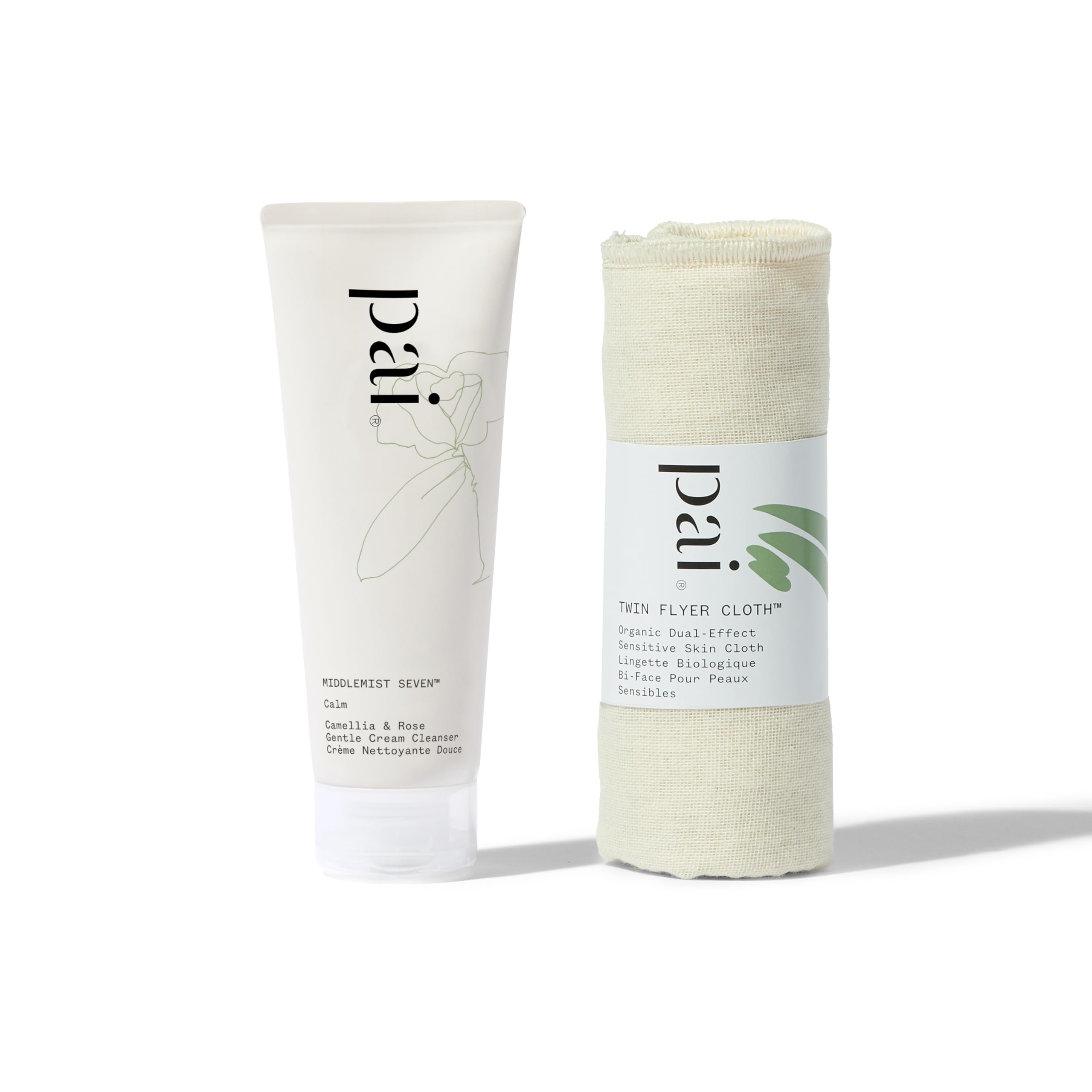 Pai Skincare | MIDDLEMIST SEVEN Gentle Cream Cleanser with Camellia & Rose for Redness Prone and Sensitive Skin. Certified Organic, Vegan & Cruelty Free - 50ml