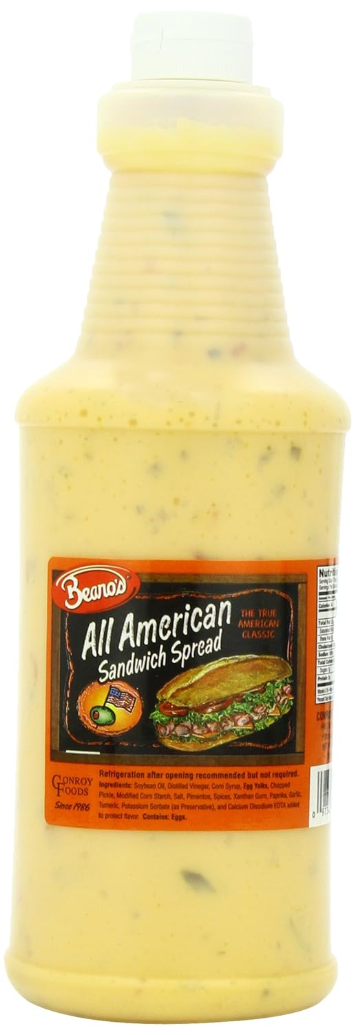 Beano's Sauce, All American Sandwich Spread, 32 Ounce