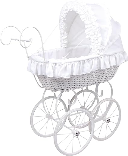legler wicker dolls pram