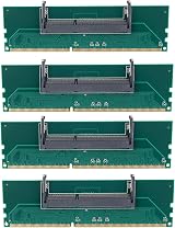 Gathukila 4X DDR3 Laptop SO-DIMM to Desktop DIMM RAM Connector Adapter New view 1