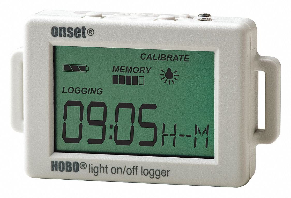 Data Logger, Light On/Off, 512 KB Industrial & Scientific