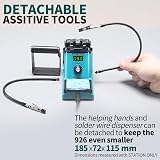 YIHUA 926LED III 60W Soldering Station UK Plug with Tips, Hands view 7