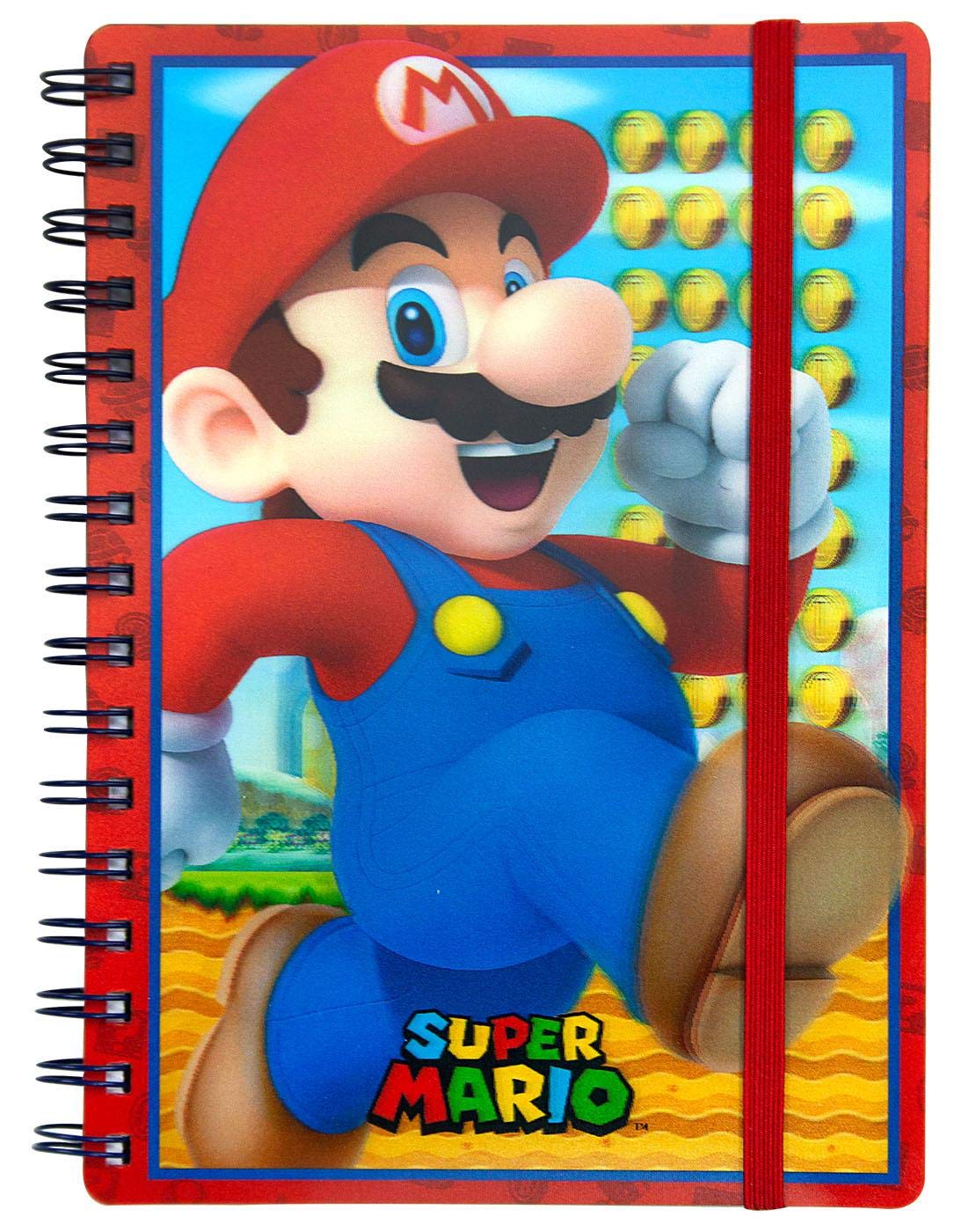 Super Mario Notebook DIN A5 Mario 3D Lenticular Print