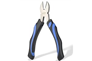 URASISTO 6-Inch Side-Cutting Pliers Diagonal Pliers with heavy Duty Nickel Chromium Steel Construction